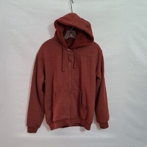 Women's Warm Brick Red Hoodie
